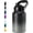 Black&Grey, variant on Yunmu Furniture Insulated Half Gallon Jug, Large 64 oz Stainless Steel Insulated Water Bottles with Handle, Double-Wall Vacuum Insulation for Construction Sites, Camping and Hiking, Red&Blue