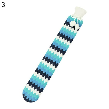 

GYMNASTI Christmas Elk Snowflake Rhombus Xmas Design Sock Shape Hot-Water Bag Hand Warmer