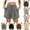 Dark Gray, variant on GERsome Sweat Shorts for Women Solid Color High Waisted Workout Lounge Comfy Athletic Shorts Casual Cotton Shorts with Pockets