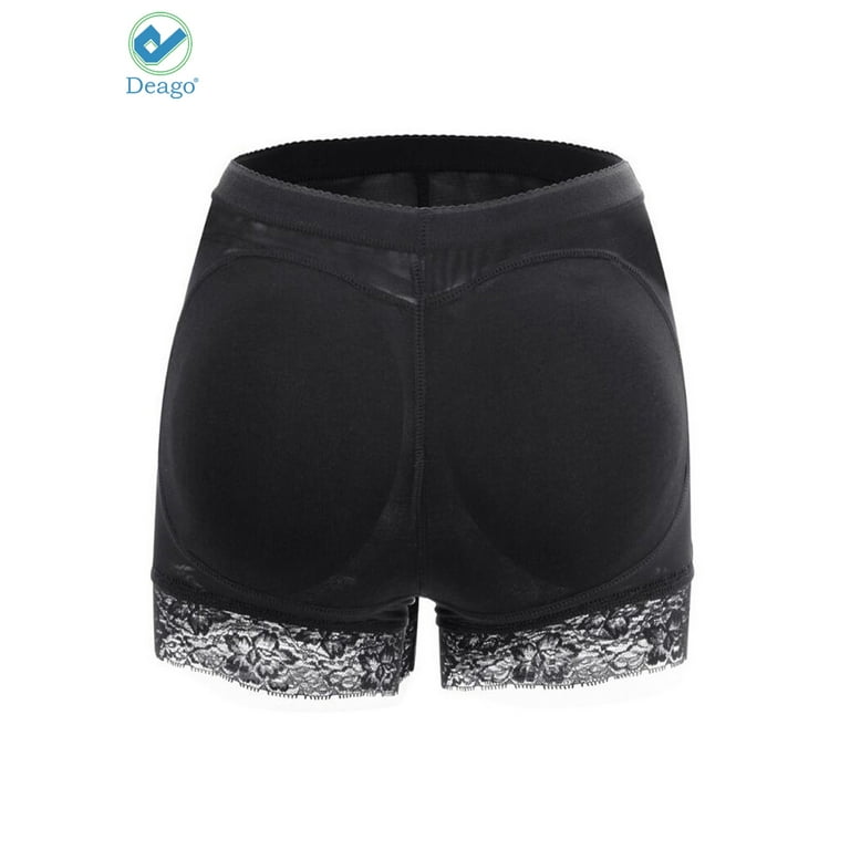 Deago Womens Shapewear Control Panties Sexy Padded Underwear Seamless Butt  Hip Enhancer Shaper Shorts Panties Briefs 