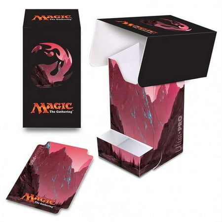Ultra PRO: Deck Box - Full-View with Tray (Mana 5 - Mountain)