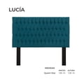 thumbnail image 2 of Cabecera Lucía Sansa Queen color Aqua, 2 of 2