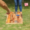 thumbnail image 5 of OOFIT Solid Wood Premium Corn Hole Game Set, Portable Regulation Size Cornhole Boards with Set of 8 Professional Cornhole Bags, Family Backyard Toss Game, 5 of 5