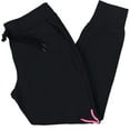 thumbnail image 2 of Victoria's Secret Pink Skinny Jogger Pant Sweatpants Black Multicolor Logo X-Large NWT, 2 of 3