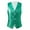 Green, variant on Nmnitkp Sequin Vest for Men's V-Neck Party Nightclub Shiny Sleeveless Suit Metallic Waistcoat