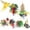 Colorful(4ps), variant on Xekoro Foraging Toys Parakeet Chewing Hanging Toy Shredded Paper Bird Cage Accessories for Conure Cockatiel Budgies Lovebird Parrotlet