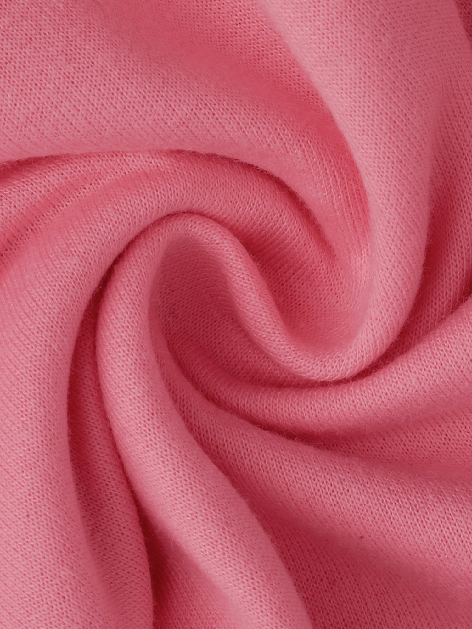 DARING DIVA Women's Rolled Cuffs Side Slit Soft Sleepwear XXX-Large Rose Pink