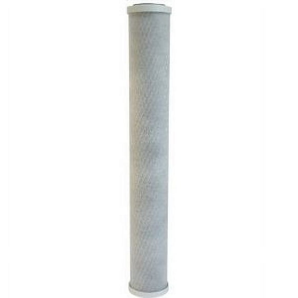 Hydronix CB-25-2010 Universal NSF Coconut Activated Carbon Block Water Filter, 2.5" x 20" - 10 Micron