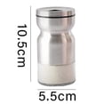 thumbnail image 2 of Glass Salt And Pepper Shakers Set With Adjustable Pour Holes - Stainless Steel Salt Shaker And Pepper Shaker - Farmhouse Salt And Pepper Shaker Set Fo, 2 of 5