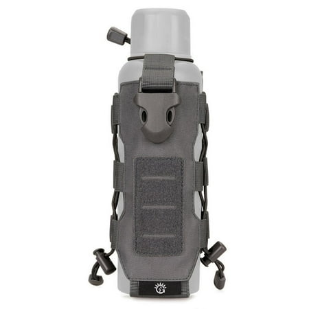 

Fovolat Molle Water Bottle Pouch|Adjustable Water Bottle Holder|Outdoor Kettle Pouch Strap Bottle Carrier Bag Suitable for 300-850ml Bottles