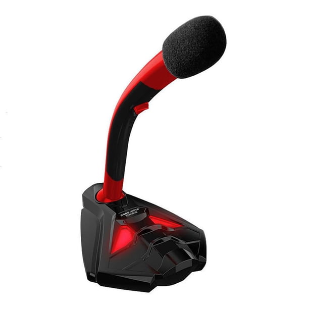 Popu Pine Karaoke Micrófono Pc 360 ° Usb Con Cable Micrófono Estéreo De Mesa Para Computadora Vol Ajustar Interruptor Giratorio Flexible Micrófono Profesional seitruly EL012123-00