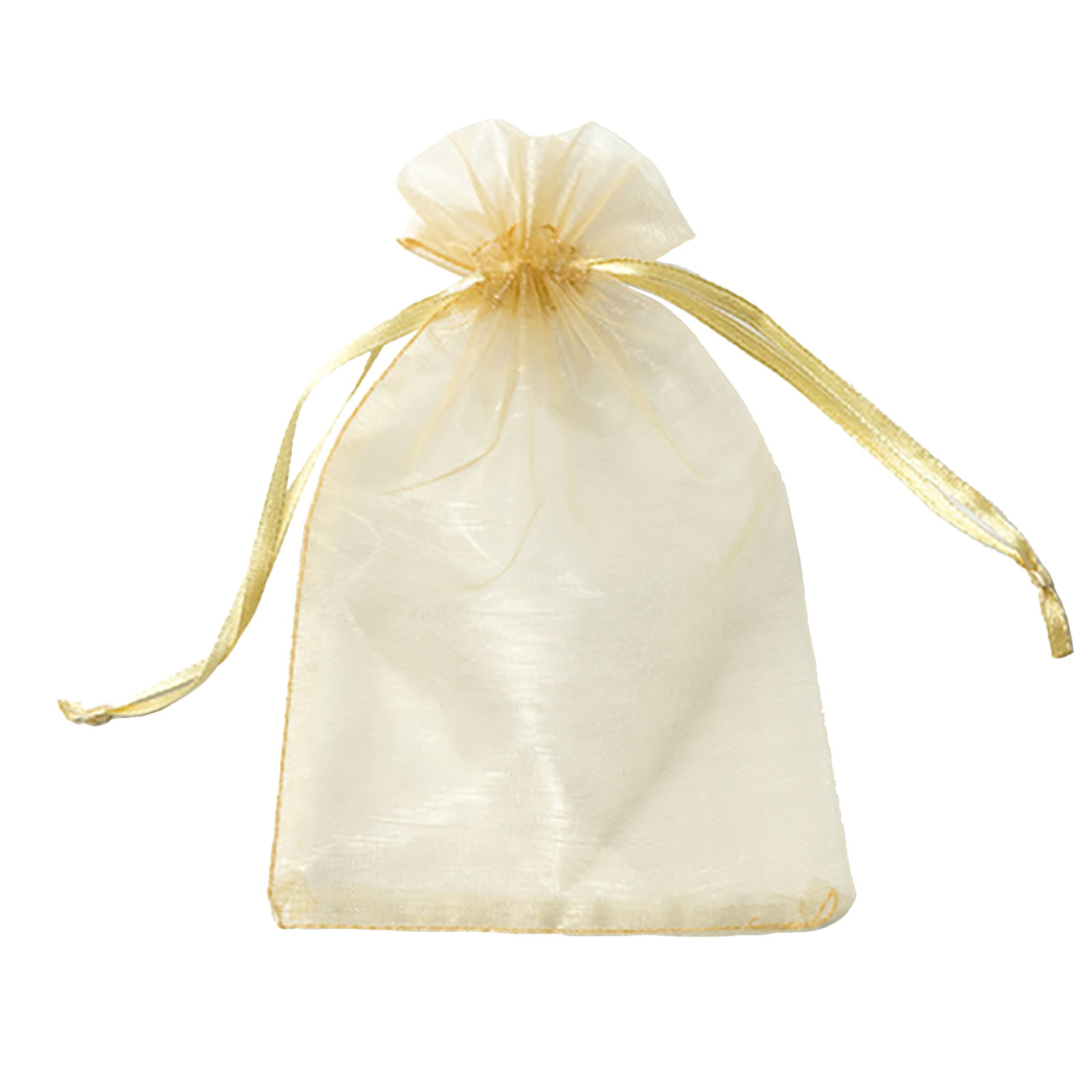 100pcs Drawstring Organza Bags Beam Mouth Gift Bag Bronzing Star Moon Yarn Bag For Wedding Birthday Candy Bag Festive Jewelry Bag Party Favor Bags 9*12cm