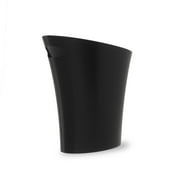 Umbra 2 gal Skinny Sleek & Stylish Bathroom Trash Can, Black