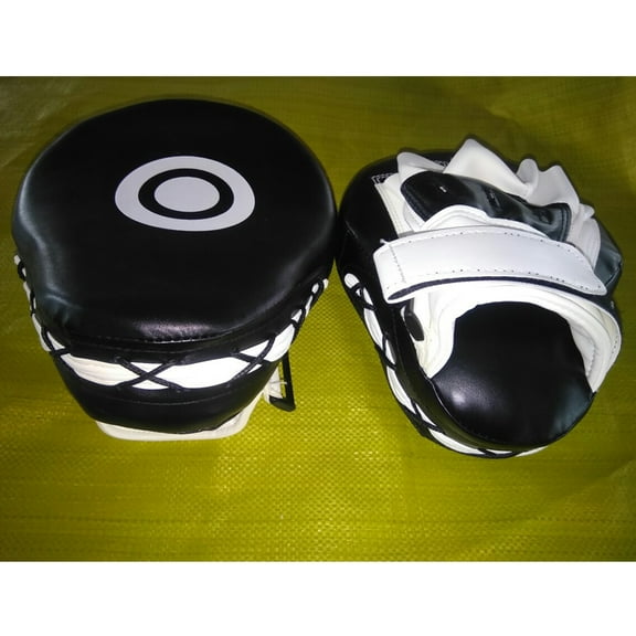 MLINS Masteelf Professional Boxing Pad PU Sports Protector Cushion for Men and Women, Black, One Size Fits All, 1 Set