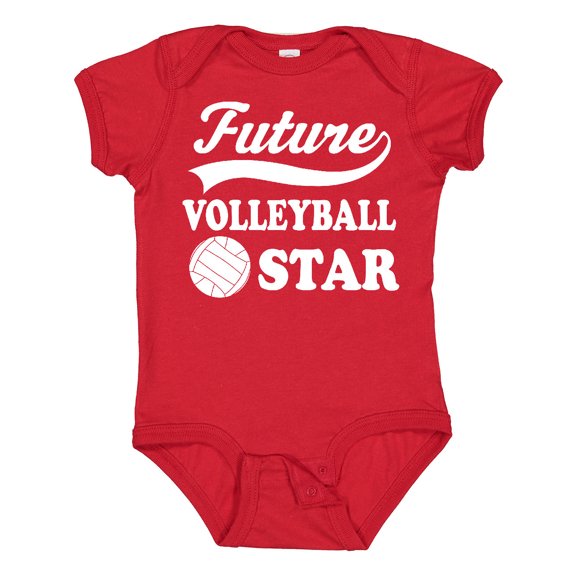 Inktastic Future Volleyball Star Childs Sports Boys or Girls Baby Bodysuit