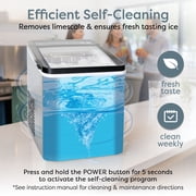 Igloo 26-Pound Automatic Portable Countertop Ice Maker Machine, Stainless Steel