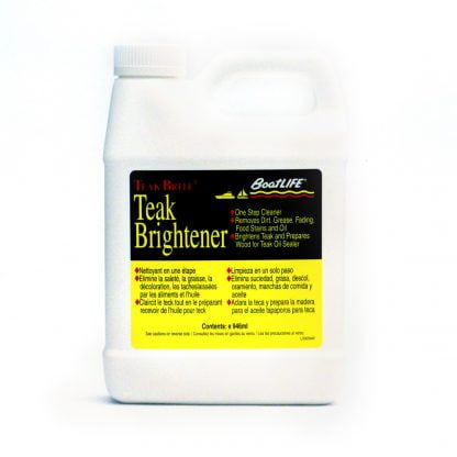 New Teak Brite Brightener boat Life 1087 Quart
