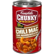 Campbell's Chunky Soup, Ready to Serve Chili Mac, 18.8 oz Can