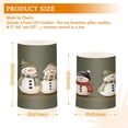 thumbnail image 6 of Yayeee Flameless Candles with Remote Flickering Battery Operated Multi Color Changing, Cute Snowmen, 6 of 7