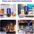 thumbnail image 5 of Electric USB Rechargeable Bug Zapper Mosquito Trap, Indoor and Outdoor Pest Control, Insect Protection, Backyard Attractant (Black), 5 of 5