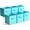 Aqua-11 Inch, variant on 11 Inch Pastel Blue Foldable Fabric Storage Cubes