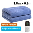 thumbnail image 1 of Mantas térmicas inteligentes para 2 personas, manta eléctrica con calefacción remota, nivel de cama de franela doble, temperatura, 9, 1 of 4