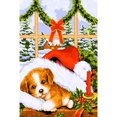 thumbnail image 1 of 5D DIY Kit Perro Navidad 40x60cm, 1 of 9