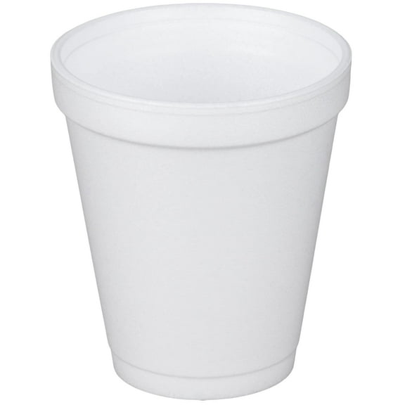 Container Corp. 209-8J8 8J8 Foam Cups, 8 oz., White (Pack of 1000)
