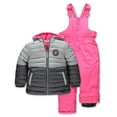 thumbnail image 1 of Pink Platinum Girls 2 Tone Snowsuit, 1 of 1