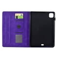 thumbnail image 6 of Dteck Case for iPad Pro 11” 1st/2nd/3rd/4th Gen (2018/2020/2021/2022) & iPad Air 4/Air 5 10.9", Embossed Stand with Multiple Viewing Angles Stand PU Leather Back Cover, Purple, 6 of 6