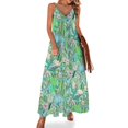 thumbnail image 1 of Vestido sin mangas SPRAY RED, vestido suelto para mujer, vestidos largos, vestidos de verano, ropa de fiesta, 1 of 7