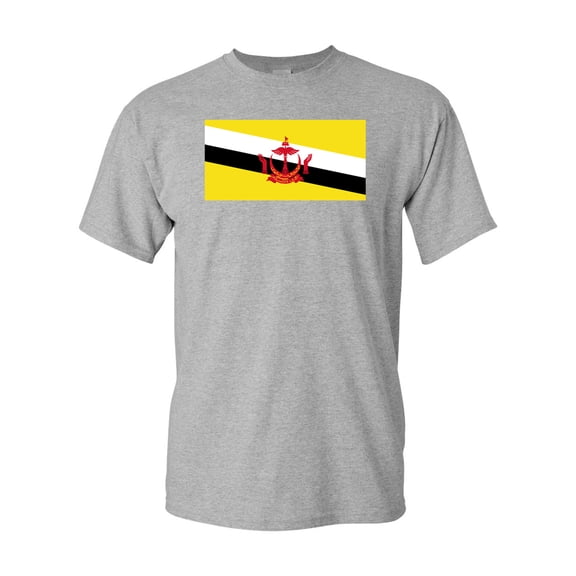 Brunei Country Flag Adult DT T-Shirt Tee