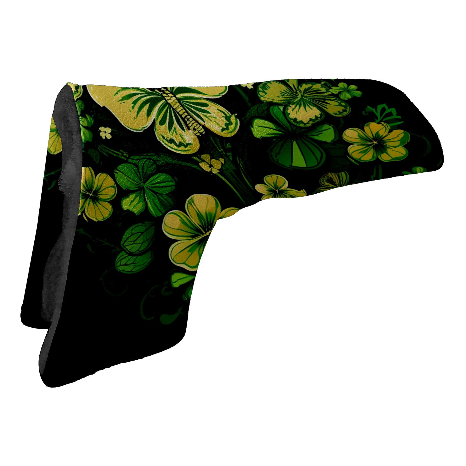 Golf Club Head Cover | Leather Golf Club Putte Headcover , Waterproof Golf Club Head Cover Set Driver Headcovers for Golf Clubs Men Women ST Patrick