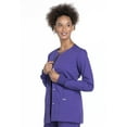 thumbnail image 3 of Cherokee Women's Snap Front Scrub Jacket with 3 Pockets and Knit Cuff - WW340, 3 of 6