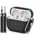 thumbnail image 1 of Funda para AirPods Pro 3 Ljusmicker 2025 con kit de limpieza, color negro, 1 of 7