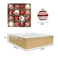 thumbnail image 3 of Czzoypi Christmas Ball Ornaments Colorful Christmas Balls 16pc/6cm Christmas Tree Pendant Christmas Ball Gift Box Set Red And White Electroplated Ball Pendant Electroplated Ball, 3 of 5