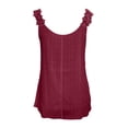 thumbnail image 6 of DHFJKG Summer Camisole Tops For Women Solid Color Lace Trim Sleeveless Tank Clothes Casual Everyday Wear Solid Color Versatile Tops, 6 of 6