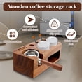 thumbnail image 3 of Wekvgz Espresso Tamping Station Wooden Coffee Tamper Station Base Professional 9 in 1 Espresso Tamping Holder Stable Espresso Organizer Station 51/54/58 mm for Espresso Coffee, 3 of 10