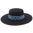 thumbnail image 3 of Yuanlong Women's Fedora Wide Brim Summer Sun Hat Elegant Minimalist Multifunctional Outdoor Activity Headwear, 3 of 4