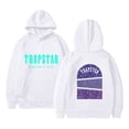 thumbnail image 1 of Hauts pour Femmes Trapstar Chandails à Capuchon pour Femmes Chandails Graphiques à Manches Longues Amples Trapstar Chandails à Enfiler Style Street Hip-hop Chandails pour Femmes Chemises (Blanc, M), 1 of 2