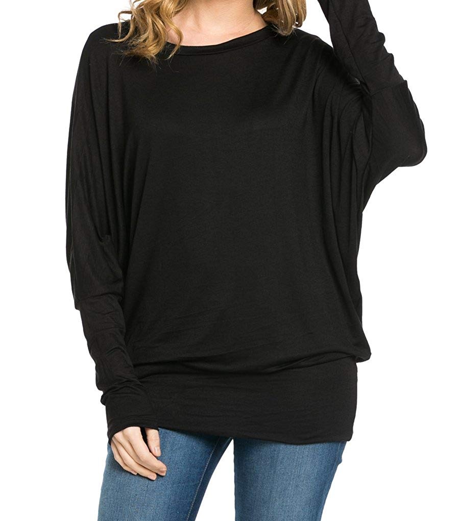batwing jersey top