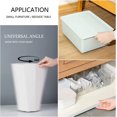 thumbnail image 4 of Household Plastic Self-Adhesive Pulley 360° Rotating Transport Rollers 4 Pieces, 4 of 5