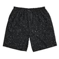 thumbnail image 5 of Goofa Black Glitter Printed Mens Swim Trunks Summer Quick Dry Short Beach Swimwear Bathing Suits-Small, 5 of 9