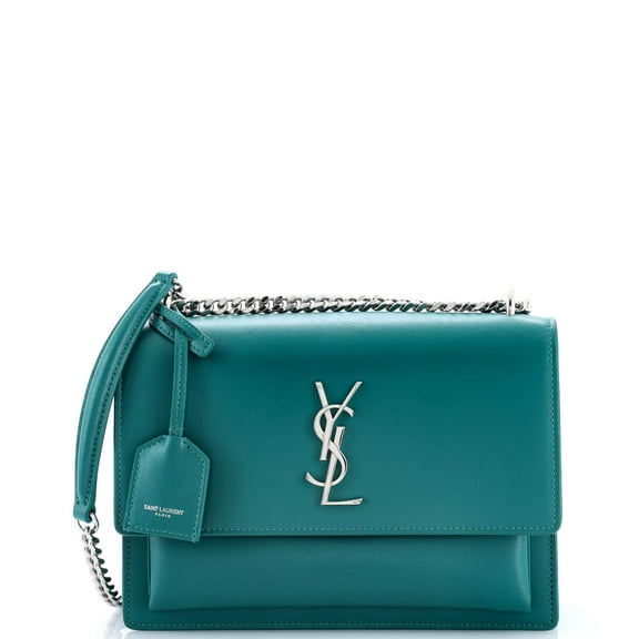 Pre-Owned Saint Laurent Sunset Crossbody Bag Leather Medium By Rebag