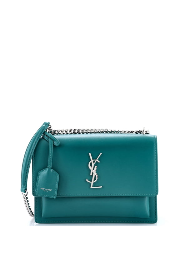 Pre-Owned Sunset Crossbody Bag Leather Medium By Rebag