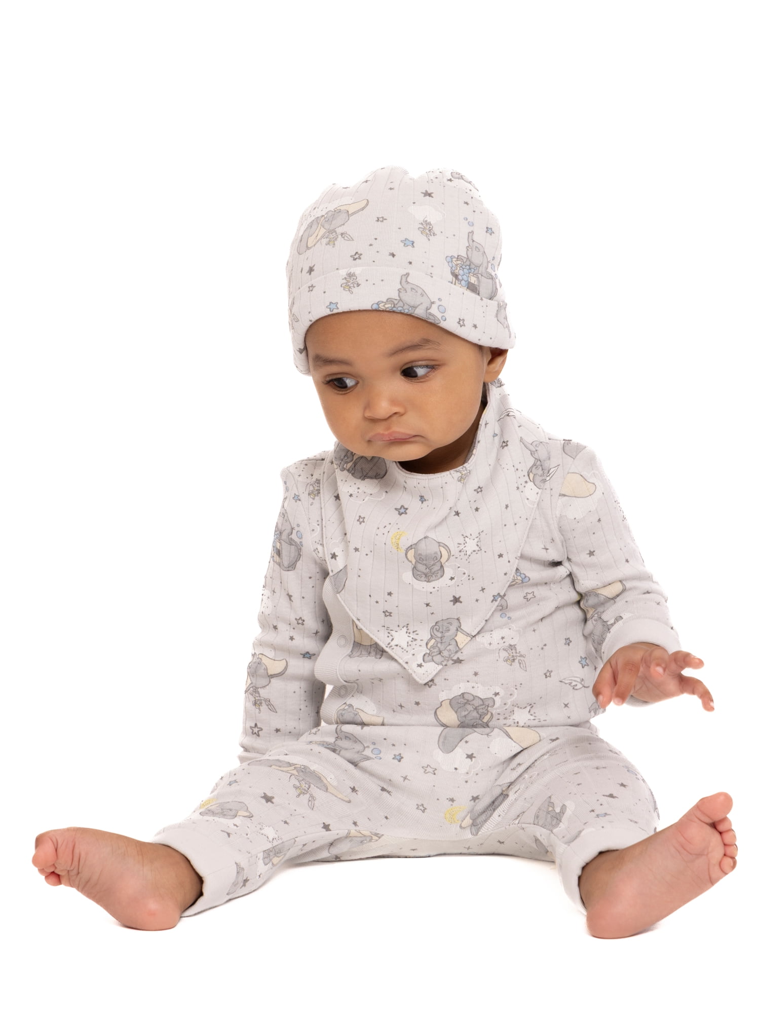 Disney Baby Wishes and Dreams Character Baby Allover Print Take Me Home Set, 4-Piece, Sizes Preemie-6/9 Months