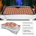 thumbnail image 3 of Yiaed Cute Poodle Dog Print Car Windshield Sunshade Front Auto Car Front Window Sun Shade Foldable Sun Visor Shield Cover Auto Accessories for Sedan SUV Truck-Medium, 3 of 5