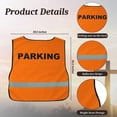 thumbnail image 4 of Swanson Christian Supply 44101 Safety Vest Parking Extra Large Orange, 4 of 5
