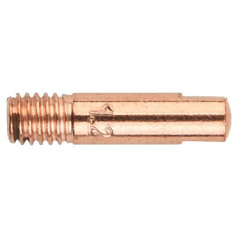 20Pcs M6 Copper Welding Tips (1.0mm) - Replacement For Binzel 24KD MIG/MAG Welding Torch