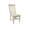 thumbnail image 4 of International Concepts Set of Two Solid Wood Dining Chairs, Unfinished, 4 of 12